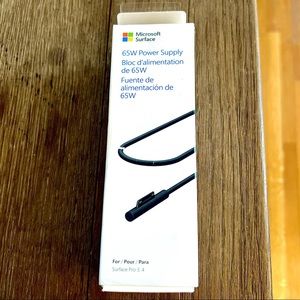 Microsoft Surface 65w Power Supply (Surface Pro 3, 4)